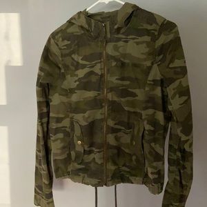 Camo Zip Up Jacket